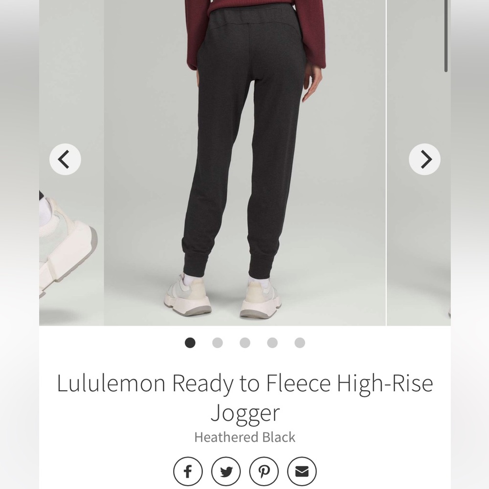 🍋 Lululemon Ready to Fleece Hi Rise Jogger 🍋